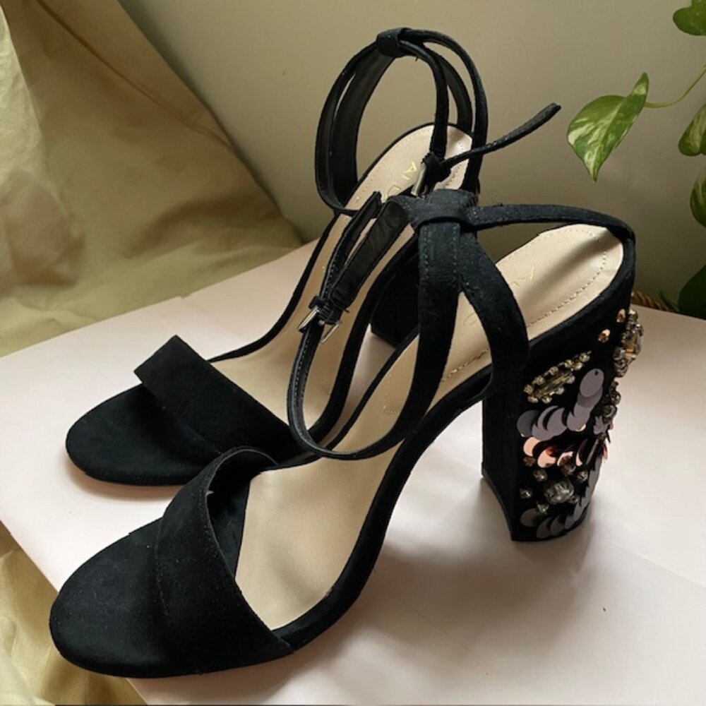 Aldo New LUCIAA-98 Jewel Embellished Sandals - Picture 9 of 9